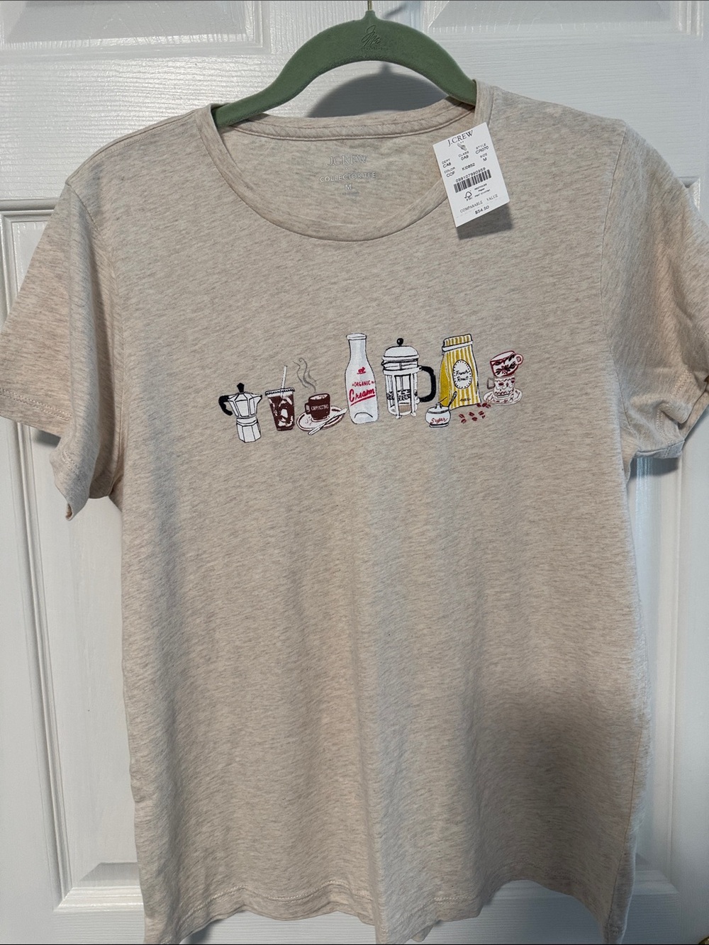 J Crew Coffee Graphic Tee - NWT